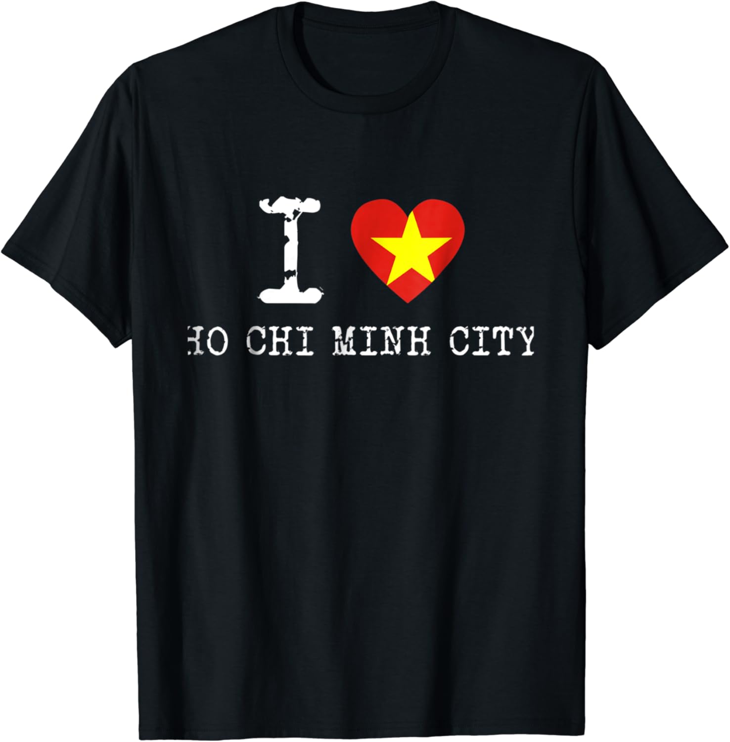 I Love Ho Chi Minh City TShirt Vietnam Flag Clothing